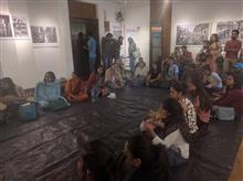 Gauri Ketkar's workshop at Kala Ghoda Arts Festival, Mumbai 2017 - 7